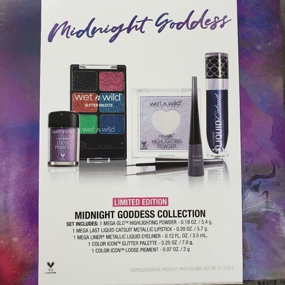 WET N WILD ELECTRIC QUEEN & MIDNIGHT GODDESS SETS NEW - Picture 3 of 6